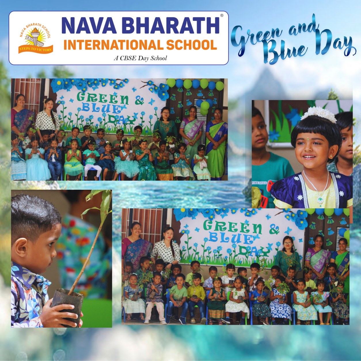 Green and Blue Day celebration
